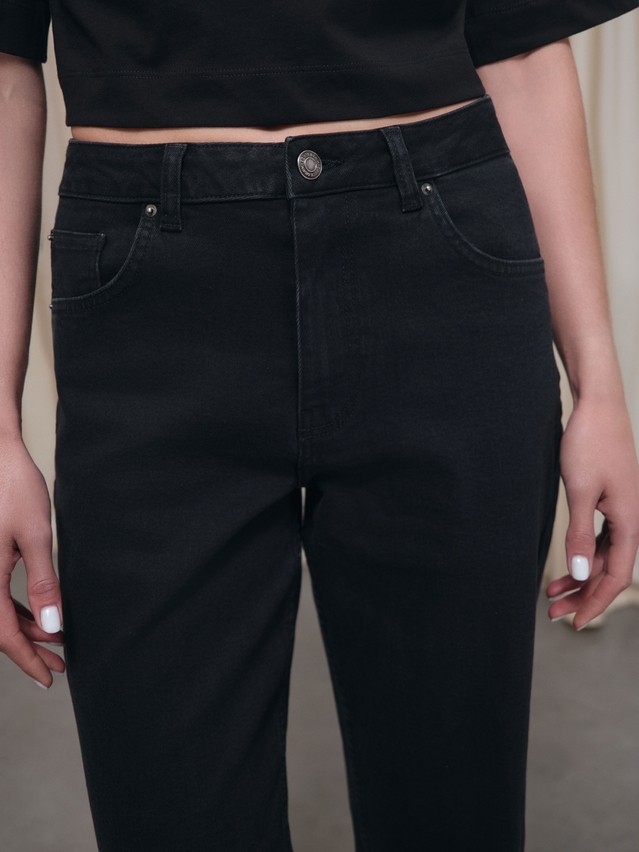 Women's jeans CONTE CON-844, s.164-90, washed black - 8