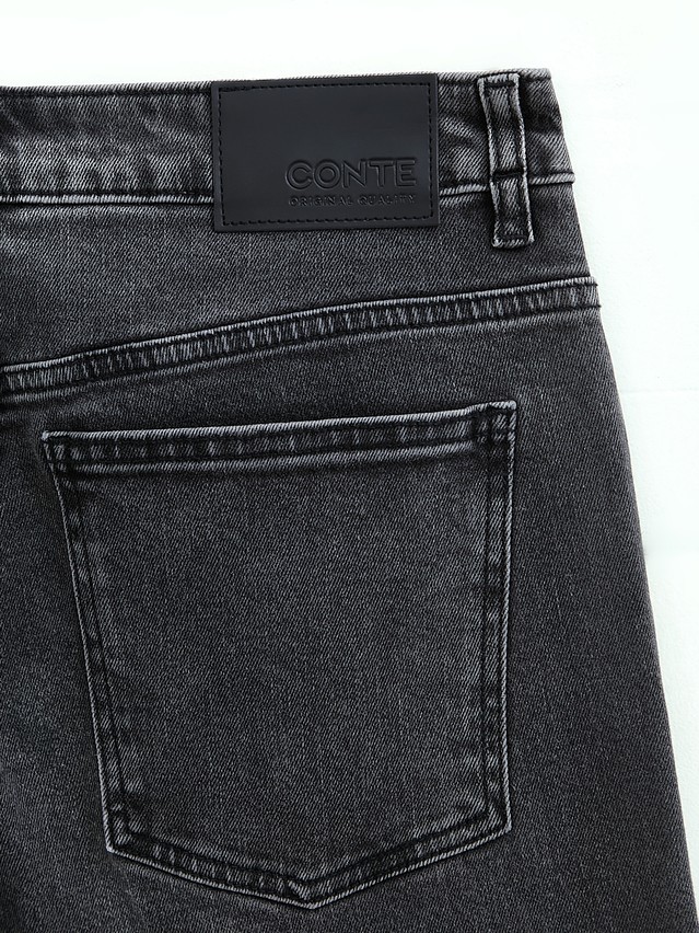 Women's jeans CONTE CON-802, s.164-90, washed black - 10