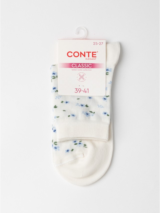 Women's socks CONTE ELEGANT CLASSIC, s.23-25, 1181 milky - 5