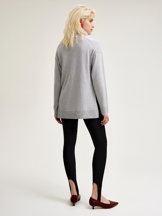 Women's pullover CONTE ELEGANT LDK24109, s.170-84, dark gray melange - 5