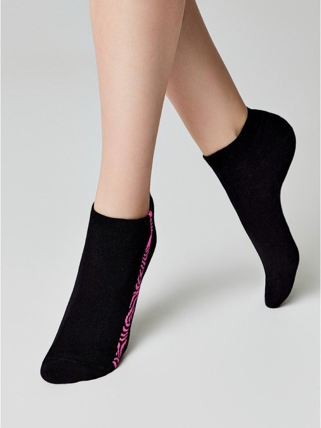 Women's socks CONTE ELEGANT ACTIVE, s.23-25, 566 black - 2