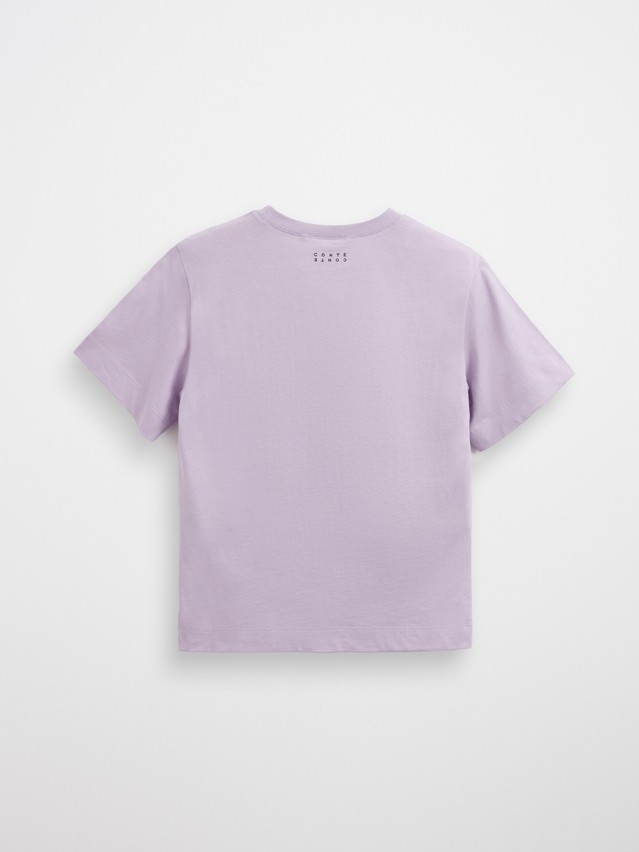 Women's polo neck shirt CONTE ELEGANT LD 3029, s.170-92, lavender-girls bite - 2