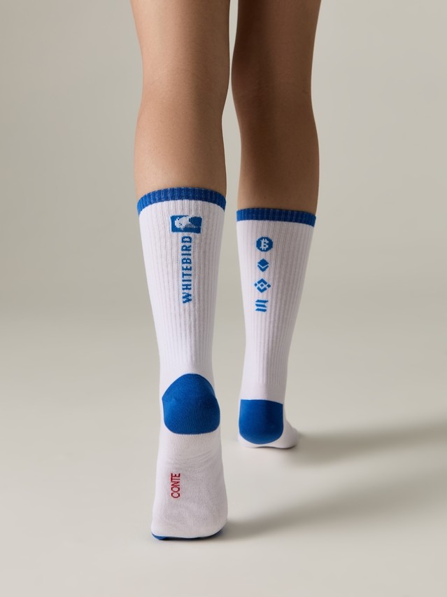 Socks CONTE WHITEBIRD, s.27, 1135 white - 2