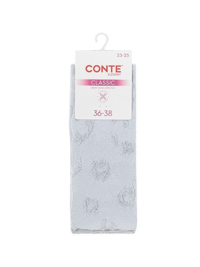 Women's socks CONTE ELEGANT CLASSIC, s.23-25, 688 light grey - 4