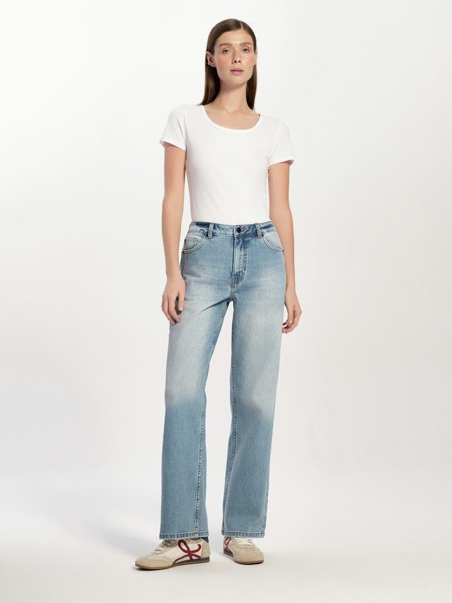 Denim trousers CONTE ELEGANT CON-744, s.170-102, light blue - 1