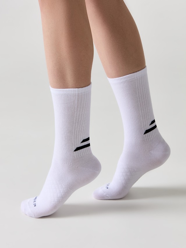 Women's socks CONTE ELEGANT SPORT, s.23-25, 1105 white - 1