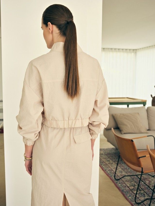 Women's jacket CONTE ELEGANT LJ 3104, s.170-84-90, beige - 6