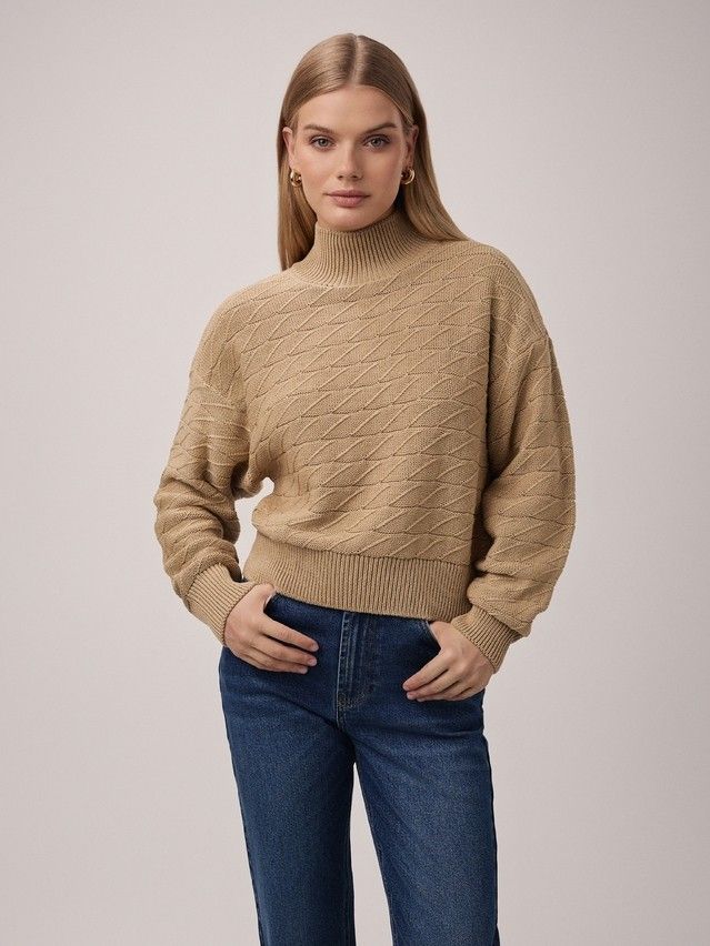 Women's pullover CONTE ELEGANT LDK23100, s.170-84, peanut - 1