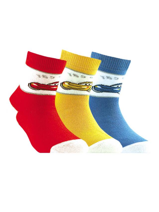 Children's socks CONTE-KIDS SOF-TIKI, s.21-23, 095 yellow - 1