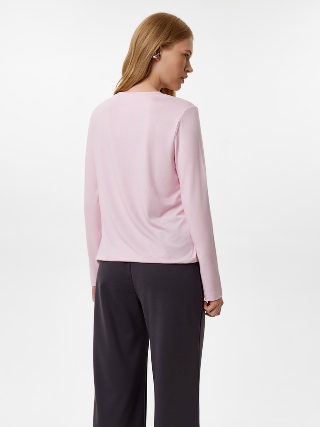 Women's polo neck shirt CONTE LD 3296, s.170-84, pink - 2