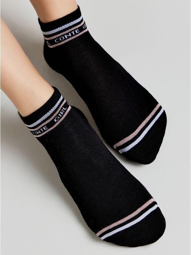 Women's socks CONTE ELEGANT ACTIVE, s.23-25, 572 black - 1