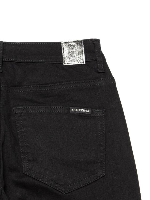 Denim trousers CONTE ELEGANT CON-283, s.170-102, deep black - 6
