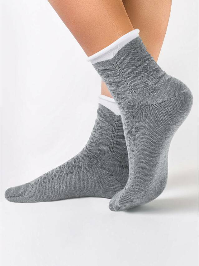 Women's socks CONTE ELEGANT COMFORT, s.23, 048 grey - 1