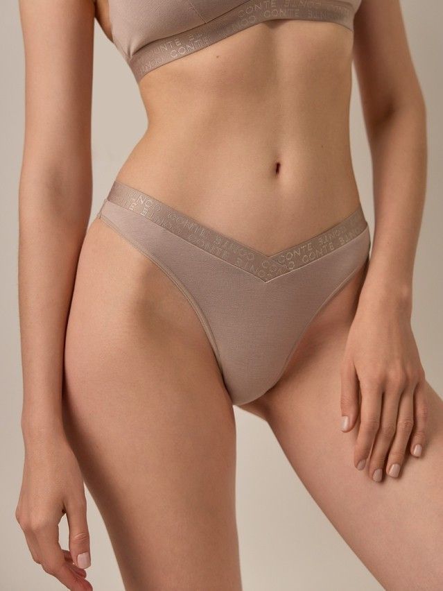 Women's panties CONTE ELEGANT FLEXIBLE LBR 2238, s.90, cappuccino - 2