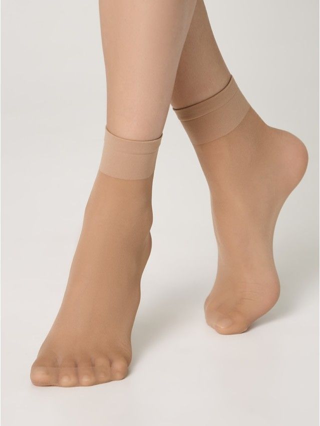 Women's socks CONTE ELEGANT SOLO 40 (2 pairs) (box),s.23-25, natural - 1