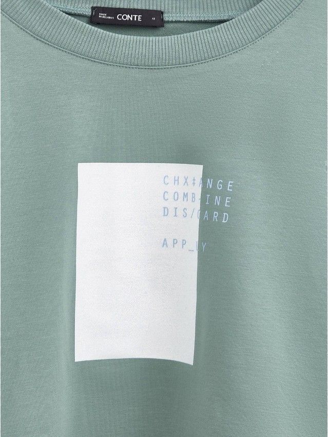 Women's polo neck shirt CONTE ELEGANT LD 1631, s.170-84, green - 5
