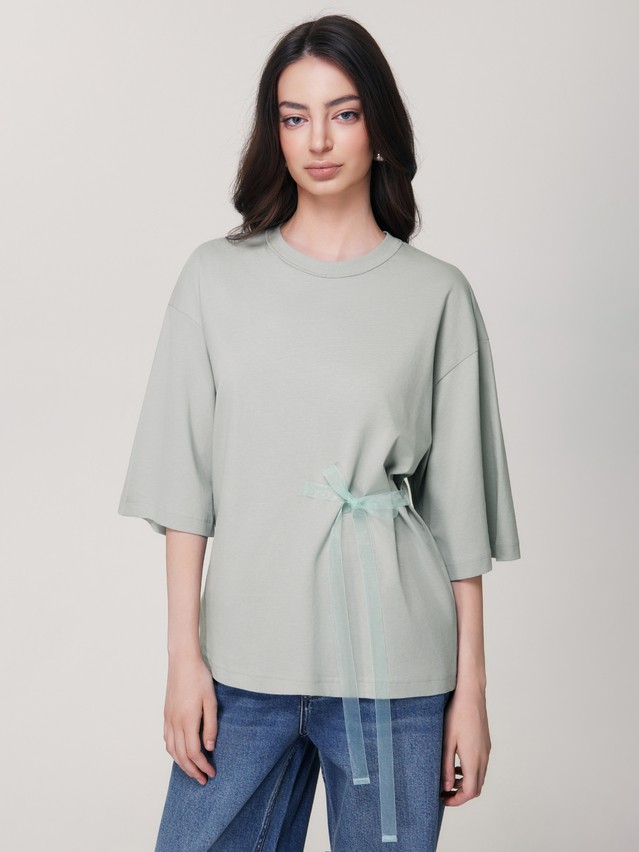Women's polo neck shirt CONTE LD 3444, s.170-84, green - 1