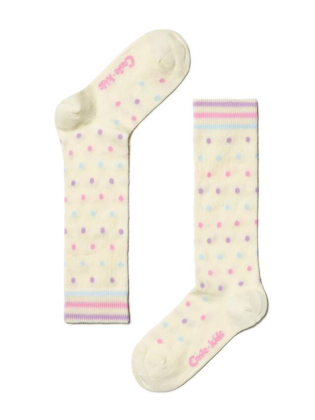 Children's knee high socks CONTE-KIDS TIP-TOP, s.14, 035 cream - 1