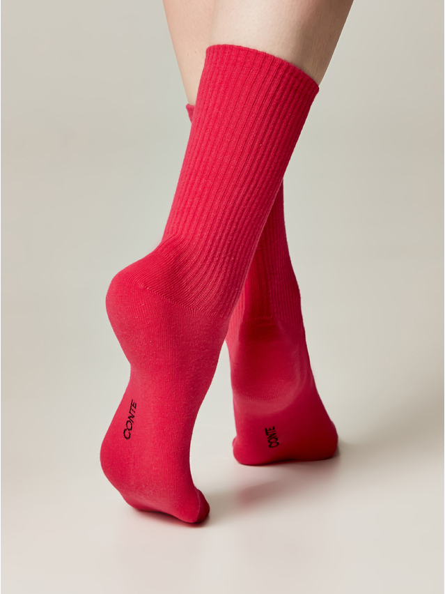 Women's socks CONTE ELEGANT COLOURS, s.23-25, 000 fuchsia - 2