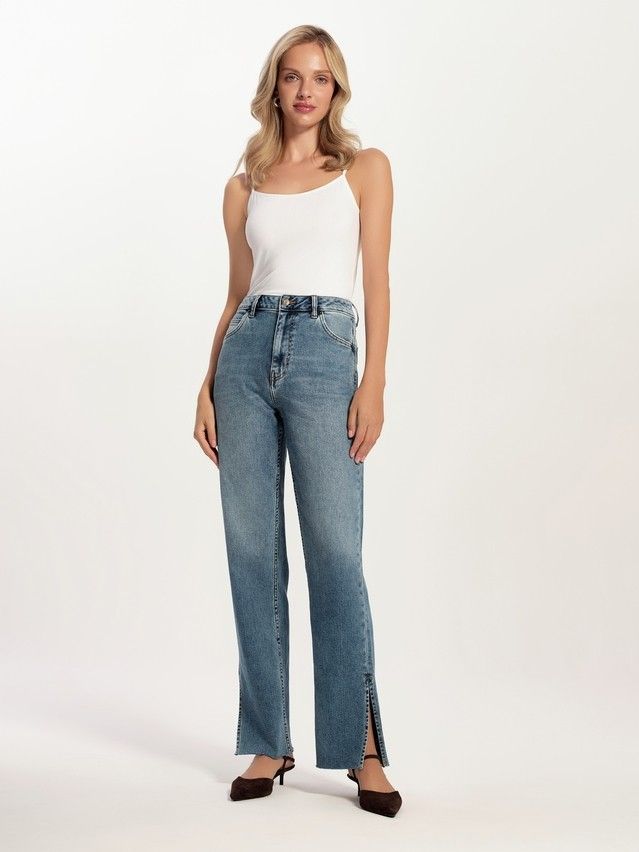 Denim trousers CONTE ELEGANT CON-738, s.170-102, blue - 1