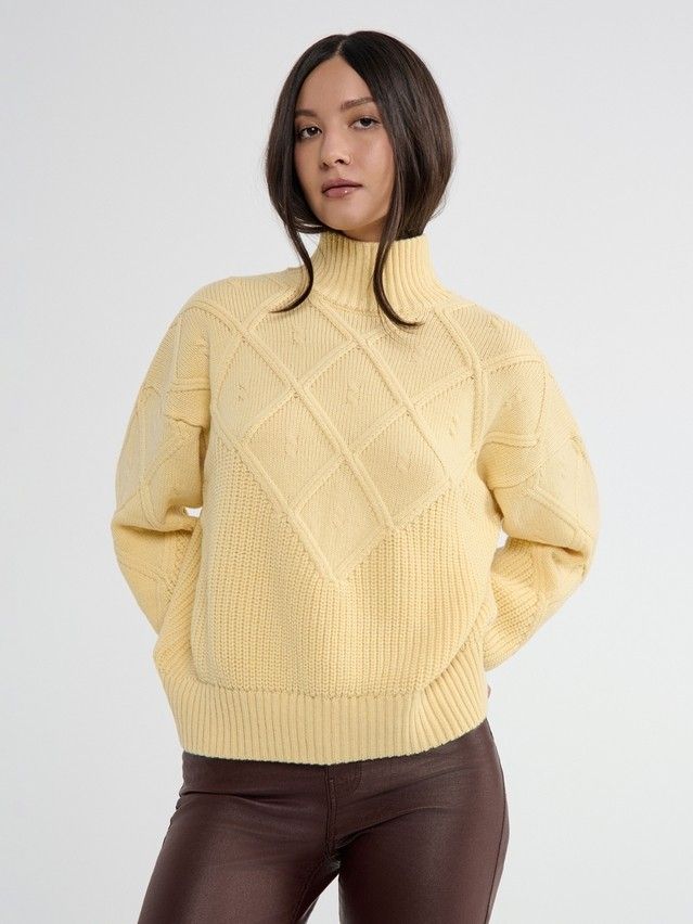 Women's pullover CONTE ELEGANT LDK23104, s.170-84, panna cotta - 2