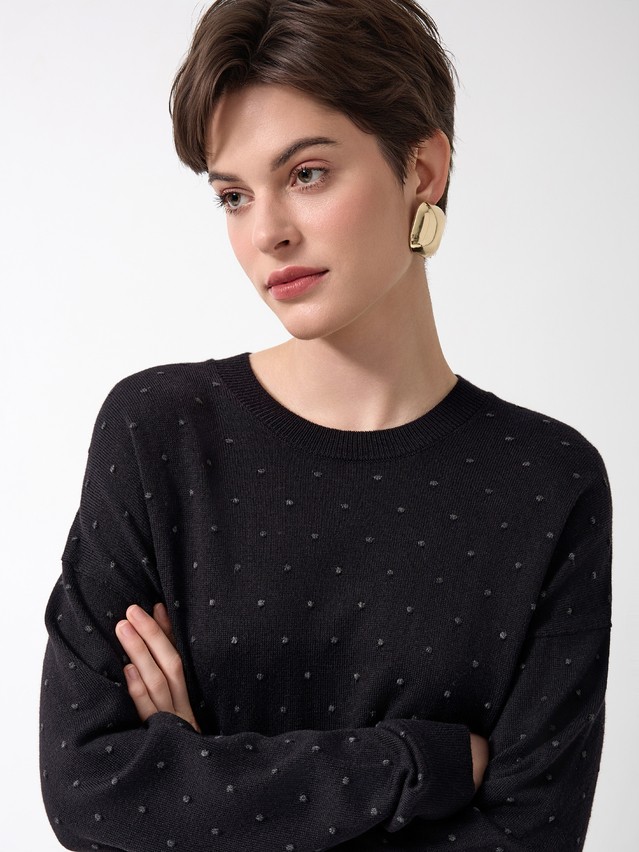 Women's pullover CONTE ELEGANT LDK2509, s.170-84, black - 4
