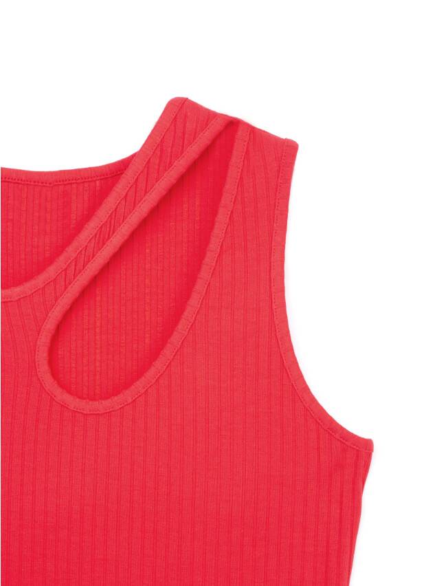 Women's polo neck shirt CONTE ELEGANT LD 892, s.170-92, risky red - 4