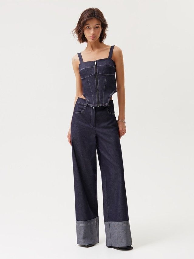 Women's trousers CONTE LBK 3686, s.170-84-90, navy - 1