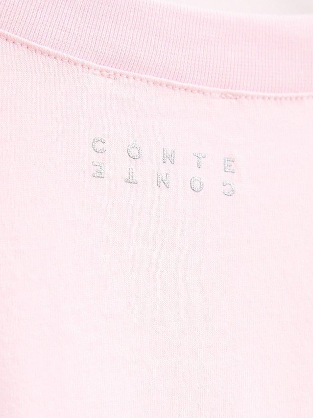 Women's polo neck shirt CONTE ELEGANT LD 3040, s.170-92, pink-girls - 5