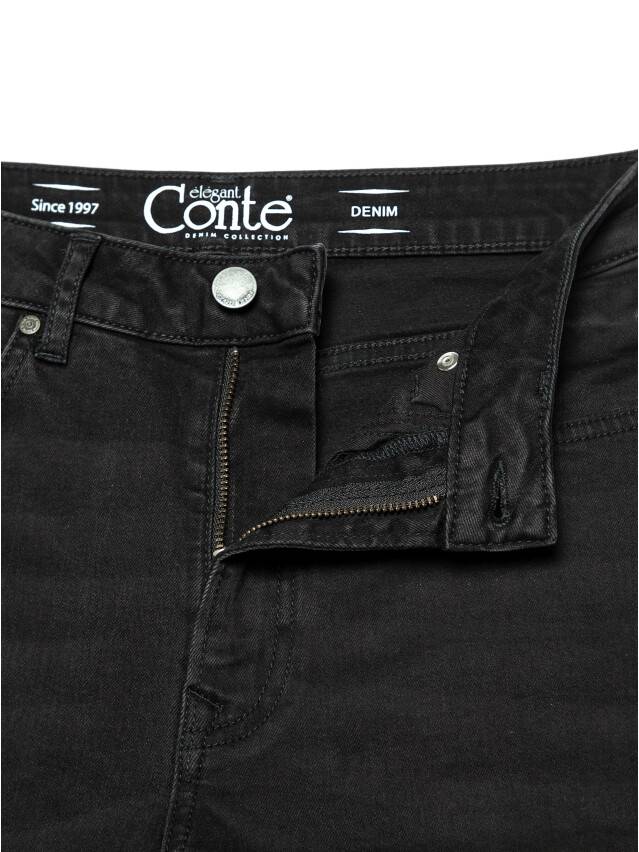 Denim trousers CONTE ELEGANT CON-272, s.170-102, washed black - 7