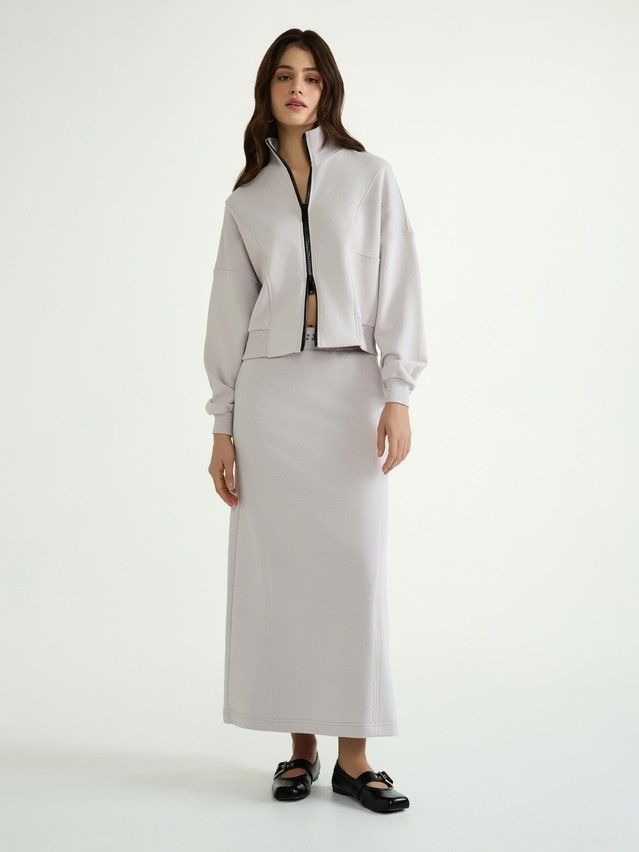 Women's skirt CONTE ELEGANT LU 3080, s.170-90, grey sand - 1
