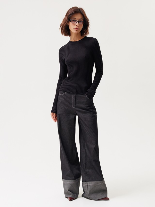 Women's pullover CONTE LDK25164, s.170-84, black - 1