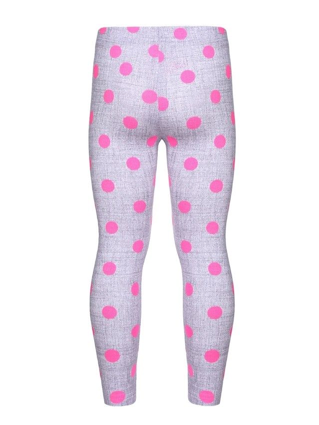 Leggings for girl CONTE ELEGANT PALLINA, s.110,116-56, fuchsia melange - 2