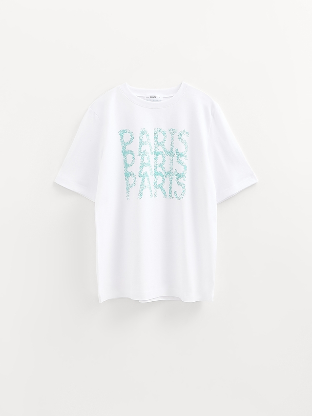 Women's polo neck shirt CONTE ELEGANT LD 3036, s.170-92, white-paris - 1