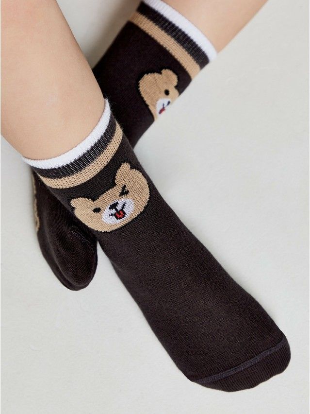 Children's socks CONTE-KIDS TIP-TOP, s.12, 984 dark brown - 3