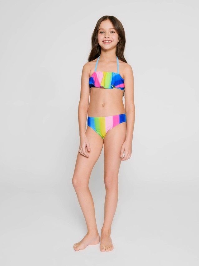 Swimming costume for girls CONTE ELEGANT GOOD VIBES, s.110,116-56, multicolor - 5