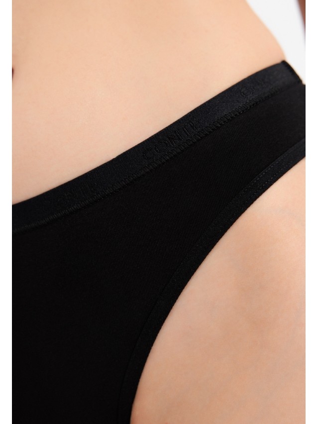 Women's panties CONTE ELEGANT COMFORT COTTON LST 5569, s.90, black - 5