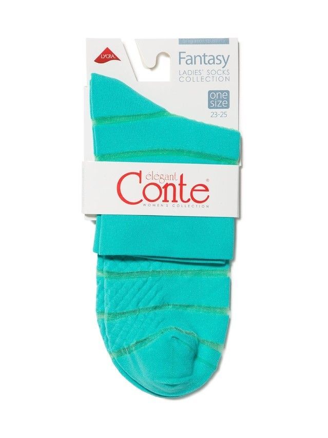 Women's socks CONTE ELEGANT FANTASY 16С-85СП, s.23-25, turquoise - 3