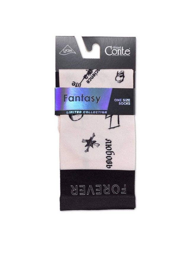 Women's socks CONTE ELEGANT FANTASY, s.23-25, 102 - 3