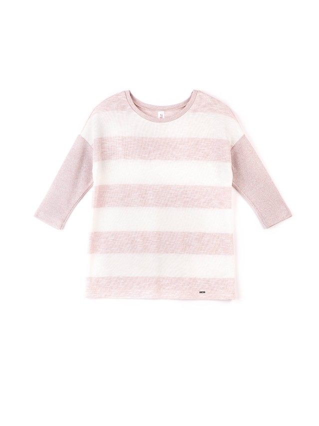 Women's polo neck shirt CONTE ELEGANT LD 832, s.170-100, milky-pink - 3