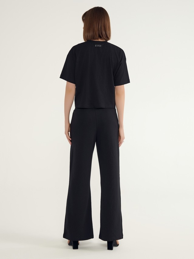 Women's polo neck shirt CONTE ELEGANT LD 3032, s.170-92, black-eyes - 4