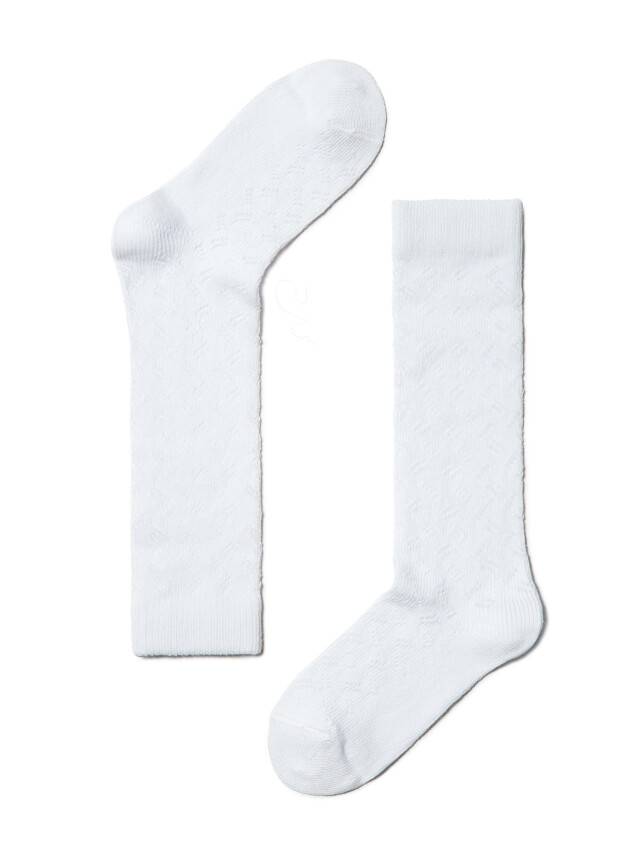 Children's knee high socks CONTE-KIDS MISS, s.21-23, 025 white - 1