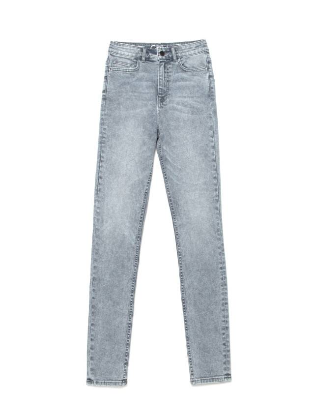 Skinny jeans with Super high rise CON-216, s.170-102, acid washed grey - 4