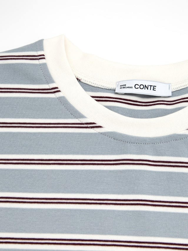 Women's jumper CONTE LD 3592, s.170-84, grey-wine-ecru - 3