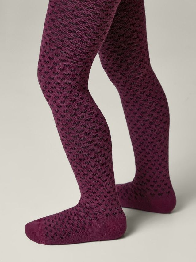 Children's tights CONTE-KIDS TIP-TOP, s.128-134 (20),362 mauve - 3