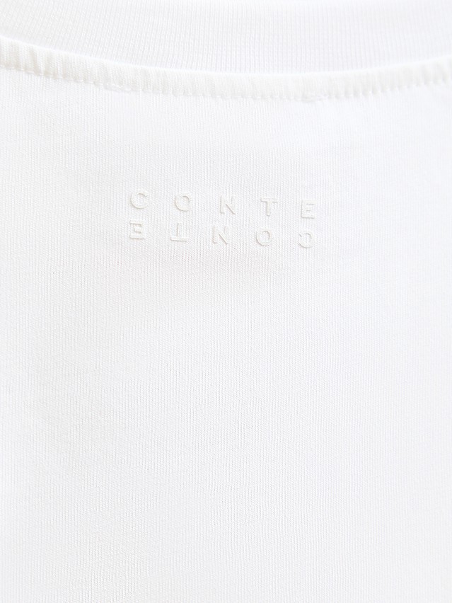 Women's polo neck shirt CONTE ELEGANT LD 3206, s.170-84, white - 8