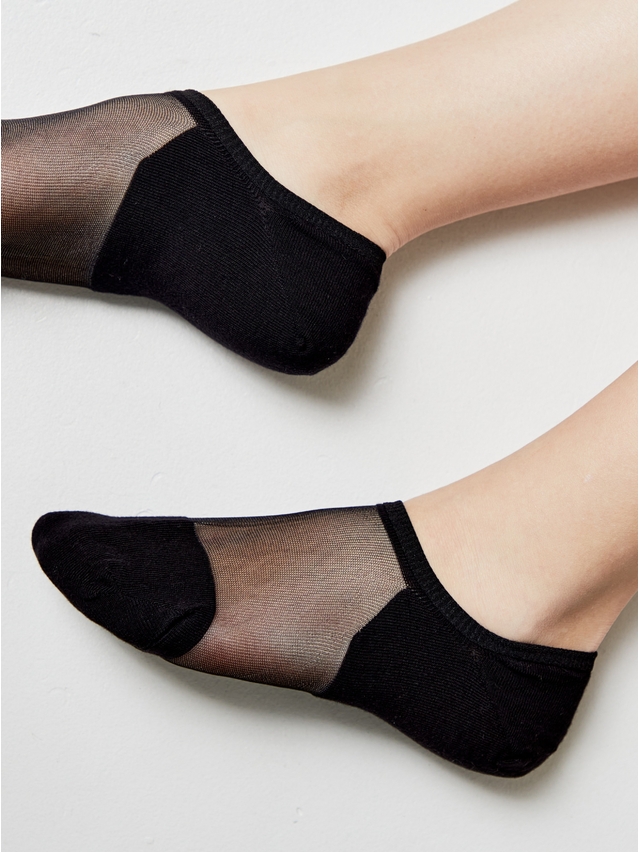 Women's socks 18S-4SP, s.36-38, 000 black - 2
