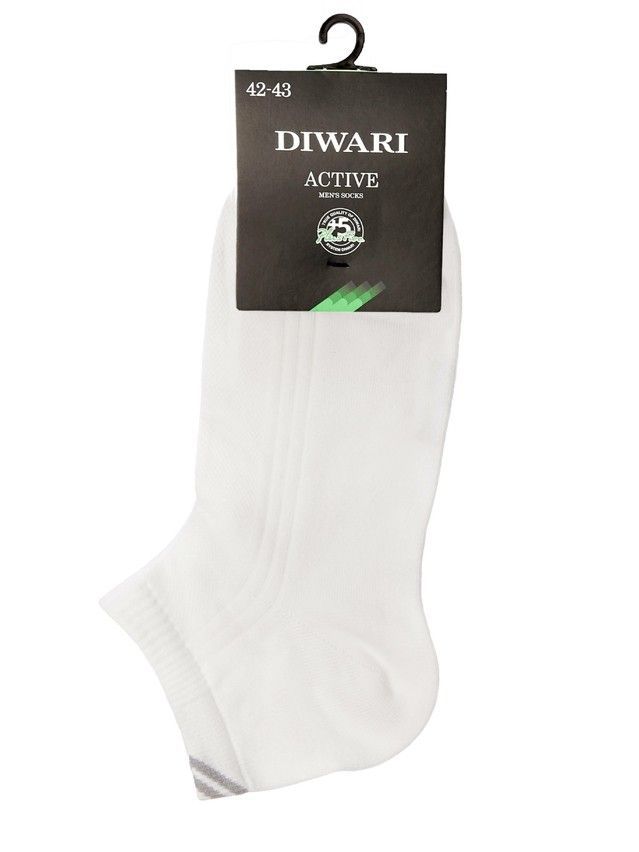 Men's socks DiWaRi ACTIVE, s. 40-41, 018 white - 2
