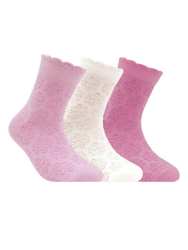 Children's socks CONTE-KIDS BRAVO, s.27-29, 186 light pink - 1