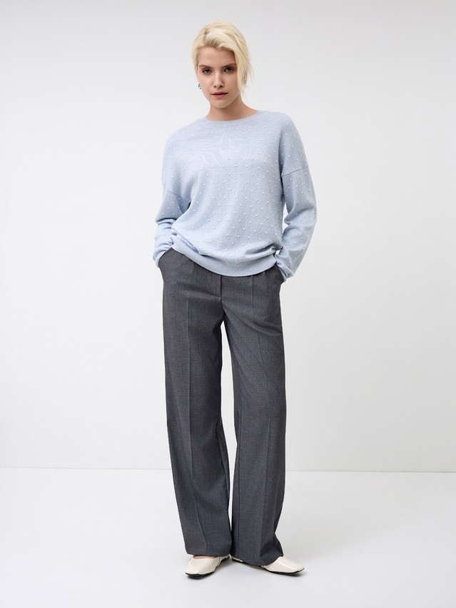 Women's pullover CONTE ELEGANT LDK24110, s.170-84, blue melange - 1